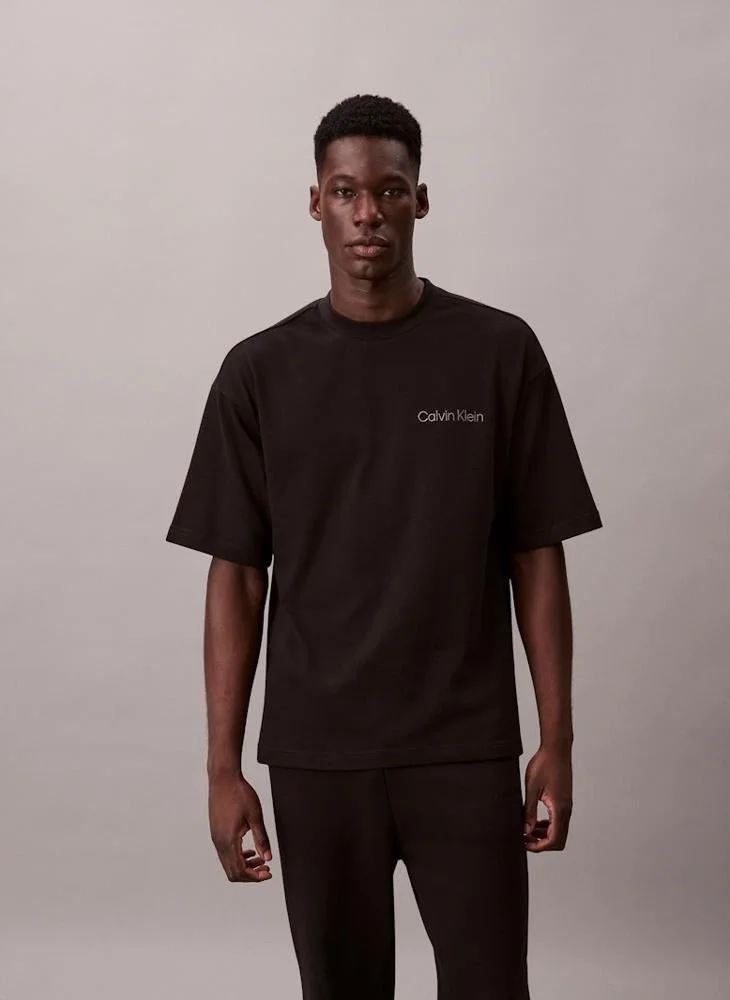 كالفن كلاين قميص بيجامة قطن جيرسي